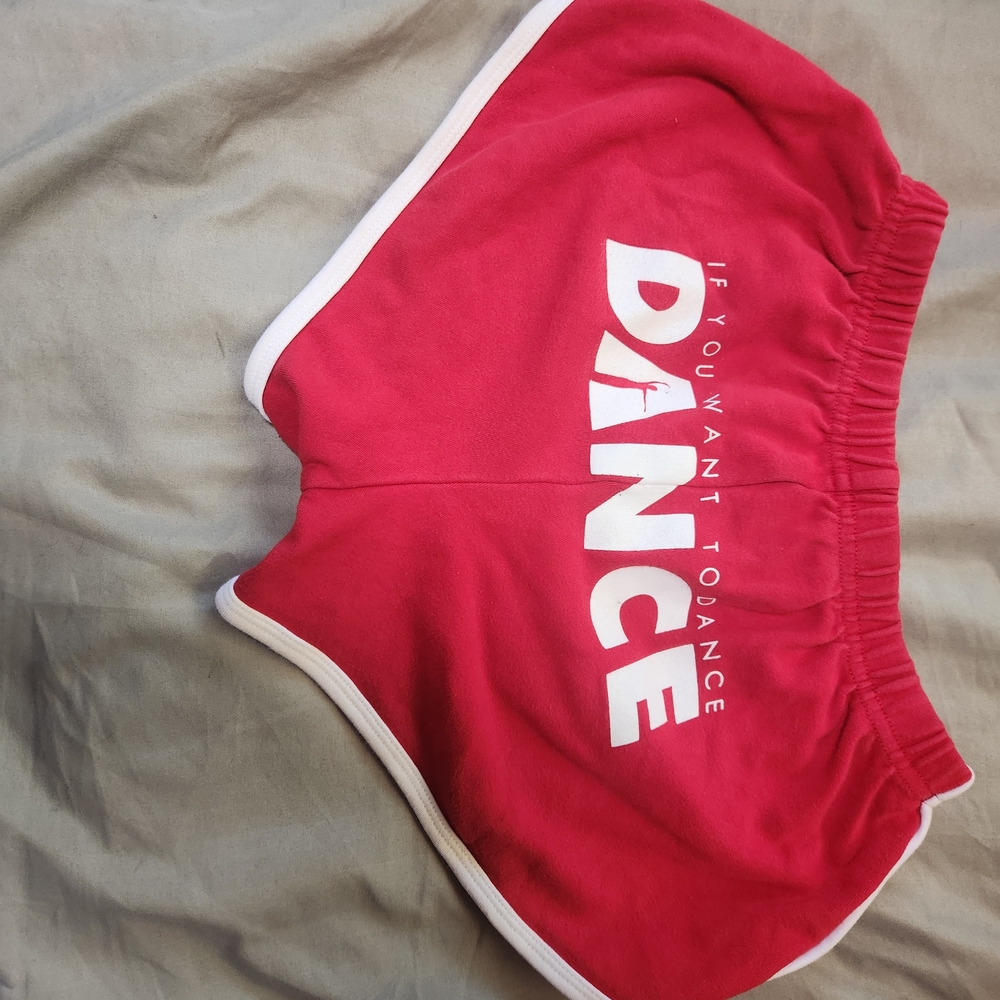 Billy Elliot Red/white Shorts. "If You Want To Dance DANCE"